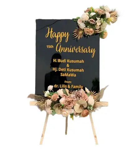 Papan Bunga Akrilik Makasar