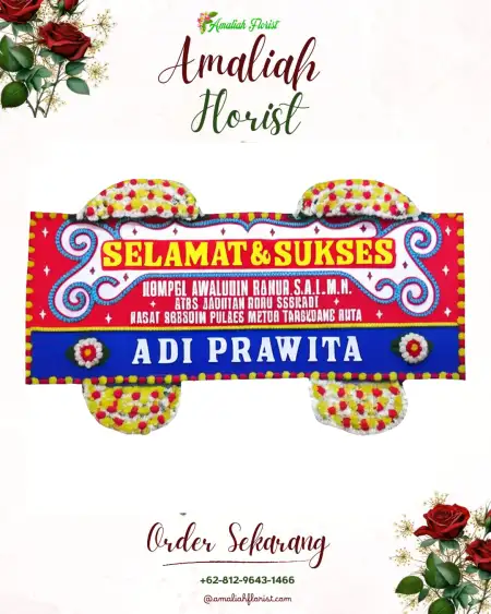 Papan Bunga Ucapan Selamat Makasar