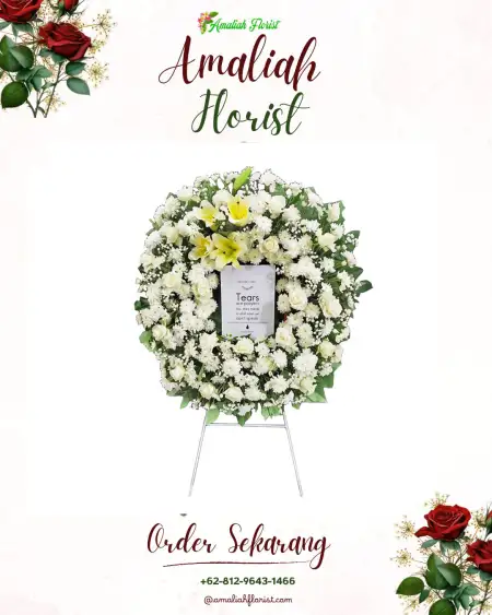 Krans Bunga Duka Makasar